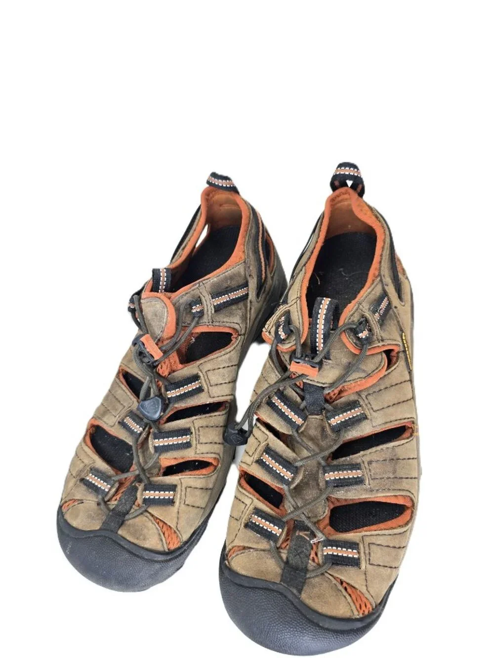 Keen Arroyo II Brown Leather Waterproof Hiking Outdoor Sandals Men Size 9.5